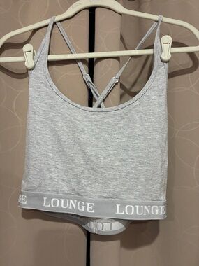 🤍Lounge Women's Soft Gray Bamboo Bralette